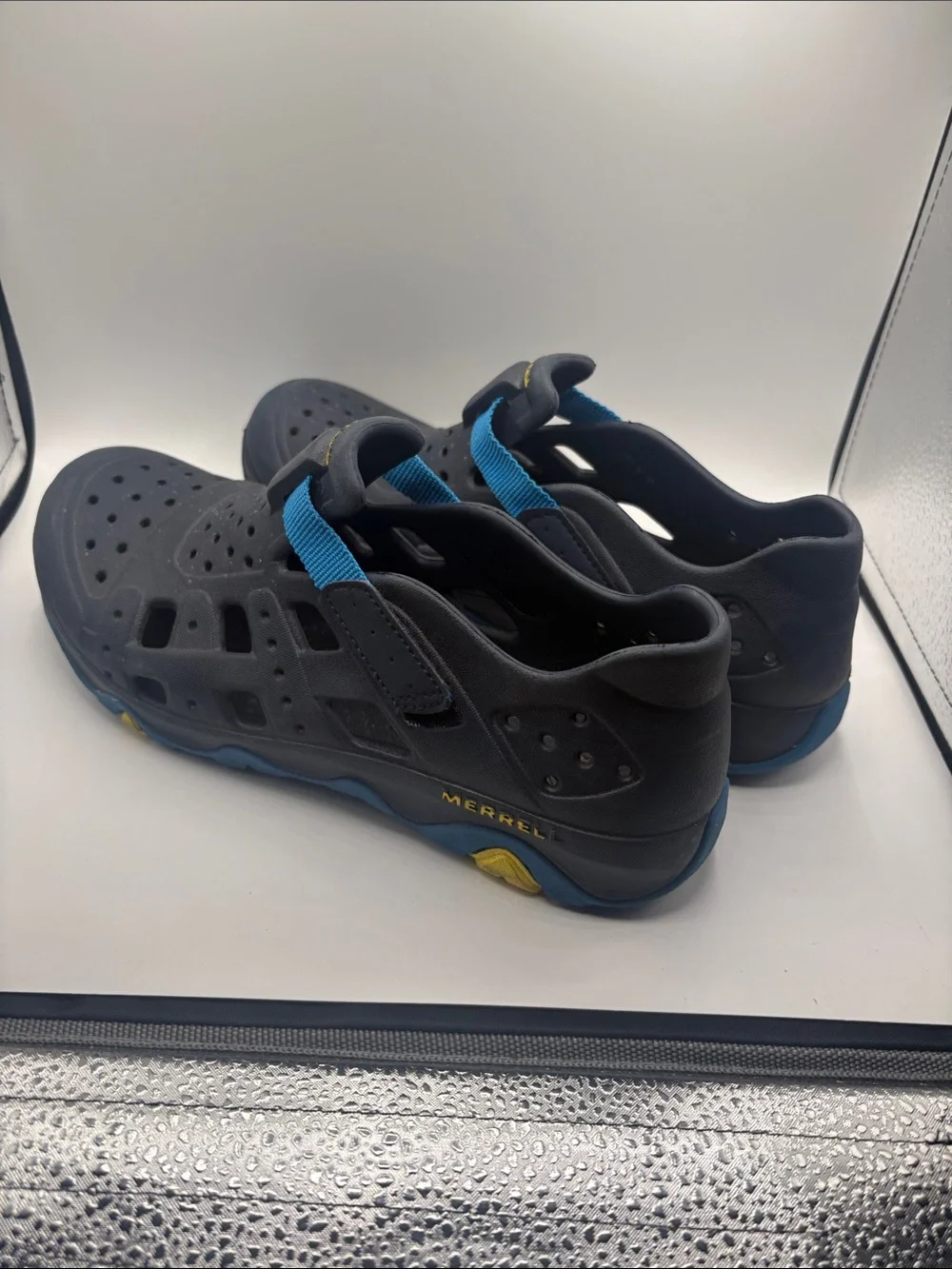 Merrell Kids Navy and Bright Blue Water Shoes